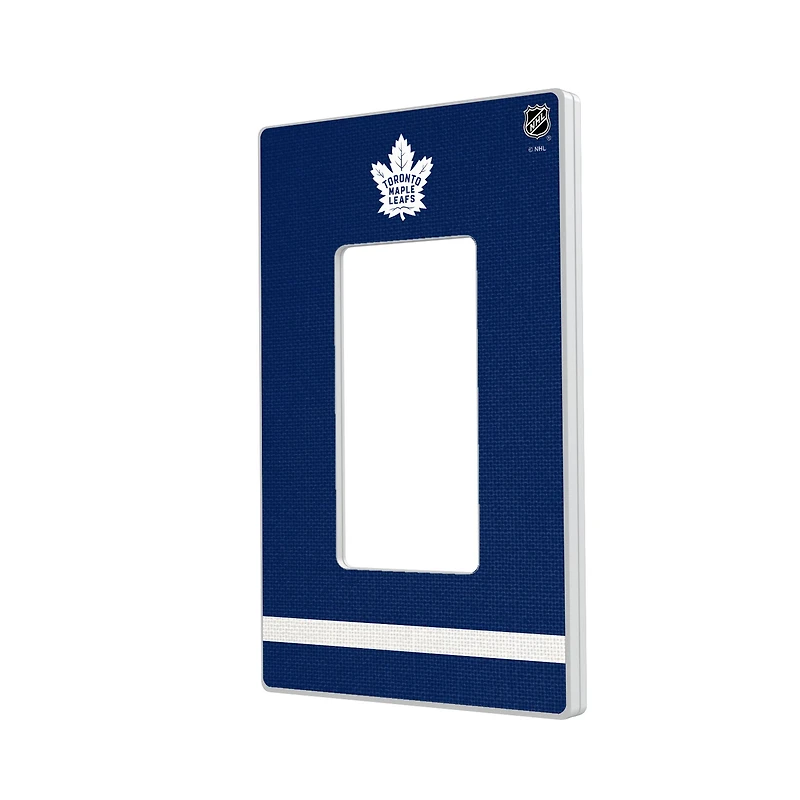 Toronto Maple Leafs Single Rocker Lightswitch Plate