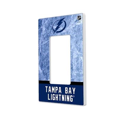 Tampa Bay Lightning Wordmark Single Rocker Lightswitch Plate