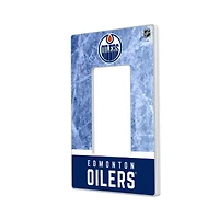 Edmonton Oilers Wordmark Single Rocker Lightswitch Plate