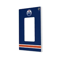 Edmonton Oilers Single Rocker Lightswitch Plate