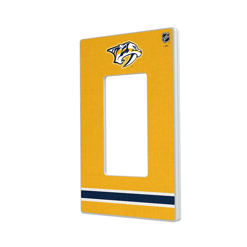 Nashville Predators Single Rocker Lightswitch Plate