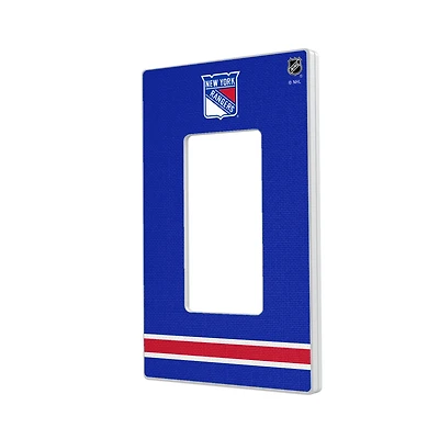 New York Rangers Single Rocker Lightswitch Plate