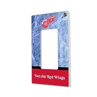 Detroit Red Wings Wordmark Single Rocker Lightswitch Plate