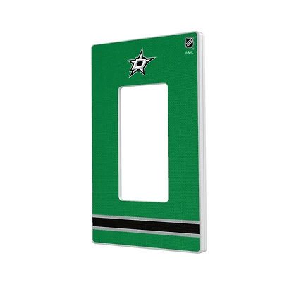 Dallas Stars Single Rocker Lightswitch Plate