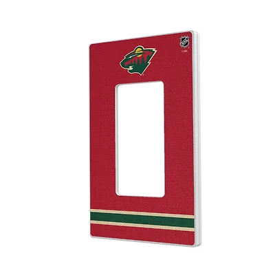 Minnesota Wild Single Rocker Lightswitch Plate