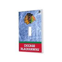 Chicago Blackhawks Wordmark Single Toggle Lightswitch Plate