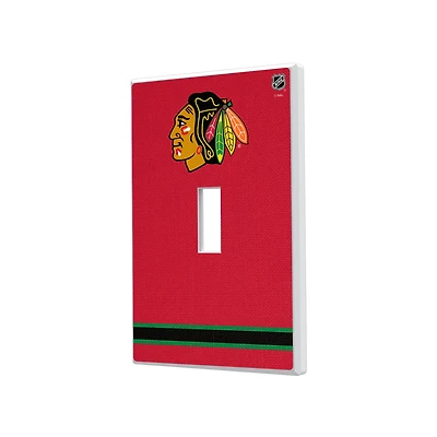 Chicago Blackhawks Single Toggle Lightswitch Plate