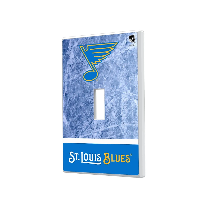 St. Louis Blues Wordmark Single Toggle Lightswitch Plate