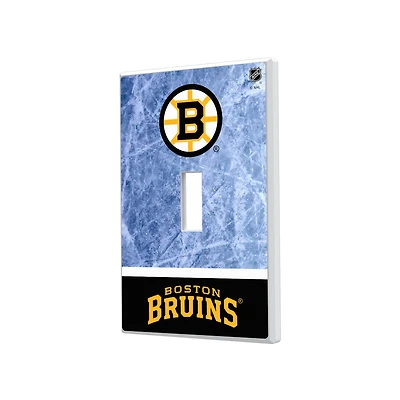 Boston Bruins Wordmark Single Toggle Lightswitch Plate