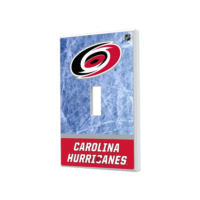 Carolina Hurricanes Wordmark Single Toggle Lightswitch Plate