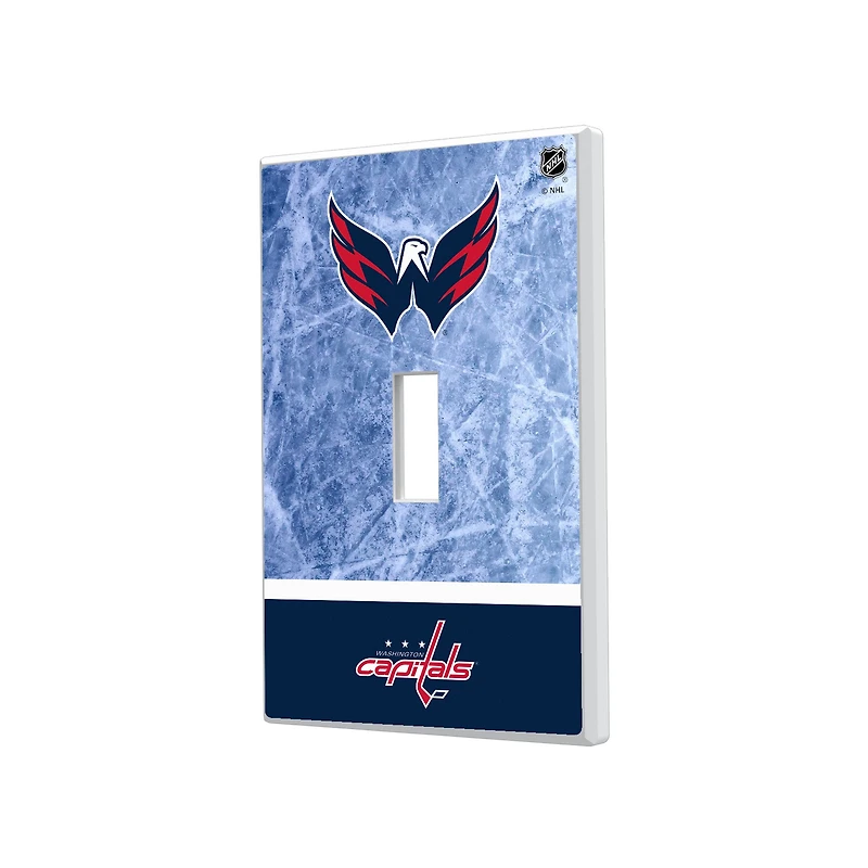 Washington Capitals Wordmark Single Toggle Lightswitch Plate