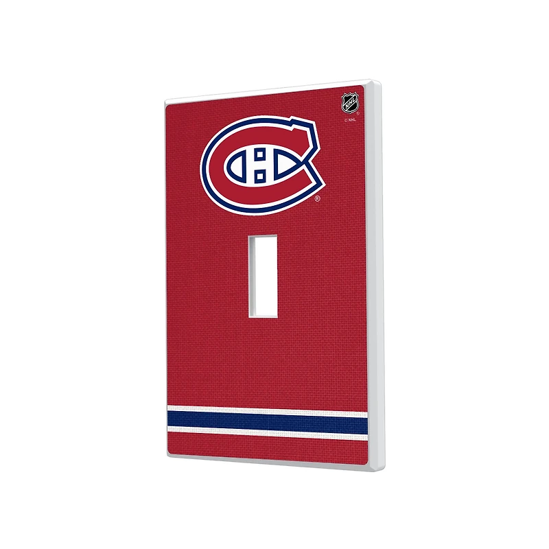 Montreal Canadiens Single Toggle Lightswitch Plate