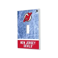 New Jersey Devils Wordmark Single Toggle Lightswitch Plate