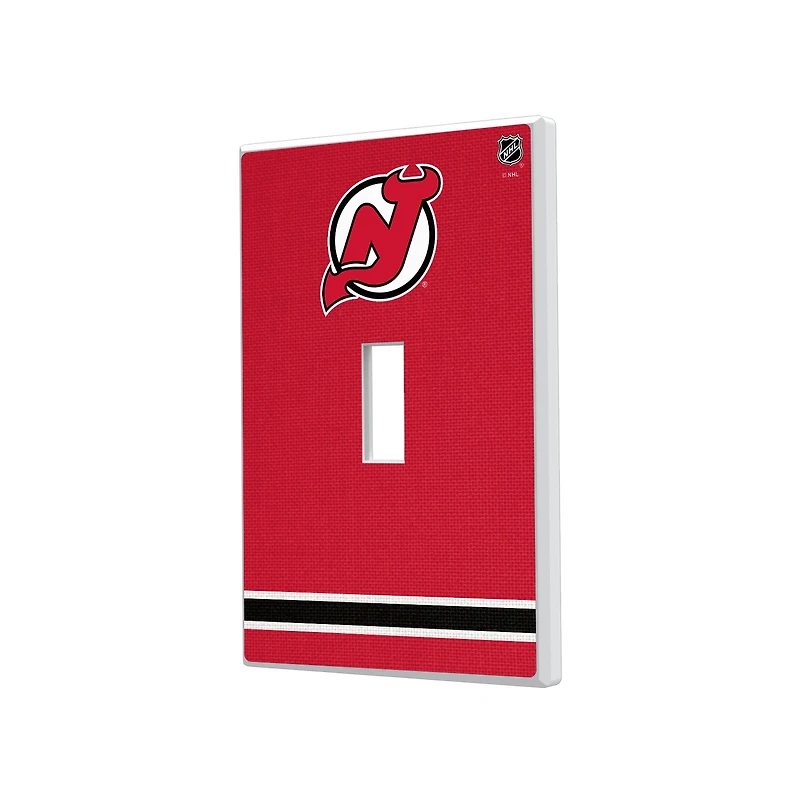 New Jersey Devils Single Toggle Lightswitch Plate