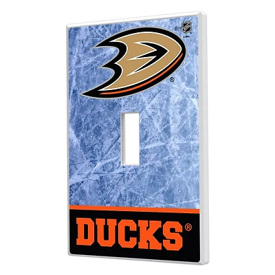 Anaheim Ducks Wordmark Single Toggle Lightswitch Plate