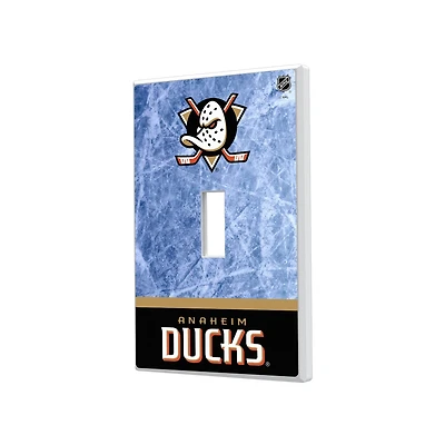 Anaheim Ducks Wordmark Single Toggle Lightswitch Plate