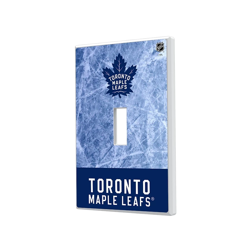 Toronto Maple Leafs Wordmark Single Toggle Lightswitch Plate