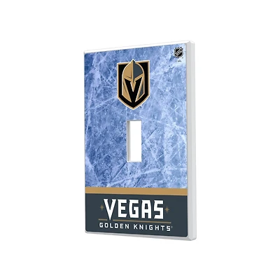 Vegas Golden Knights Wordmark Single Toggle Lightswitch Plate