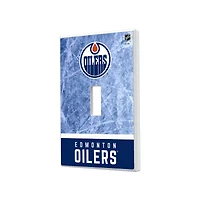 Edmonton Oilers Wordmark Single Toggle Lightswitch Plate