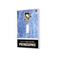 Pittsburgh Penguins Wordmark Single Toggle Lightswitch Plate