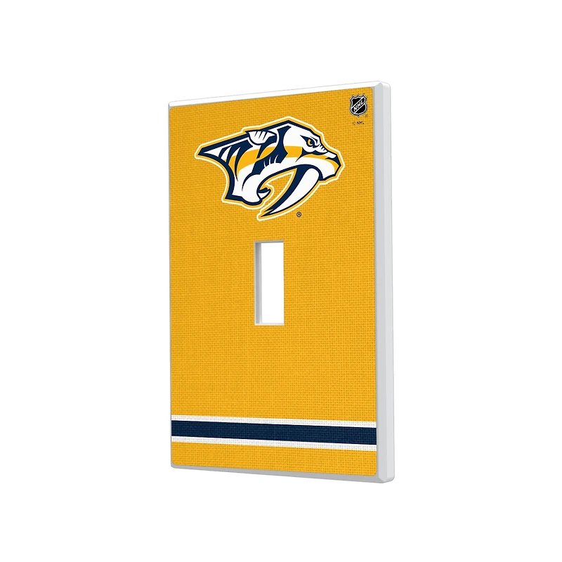 Nashville Predators Single Toggle Lightswitch Plate