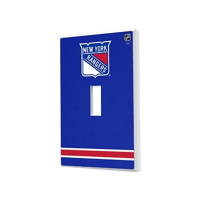 New York Rangers Single Toggle Lightswitch Plate