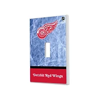 Detroit Red Wings Wordmark Single Toggle Lightswitch Plate