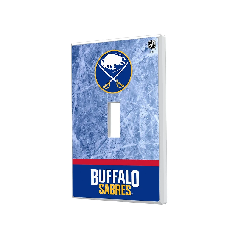 Buffalo Sabres Wordmark Single Toggle Lightswitch Plate