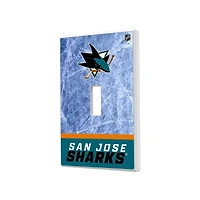 San Jose Sharks Wordmark Single Toggle Lightswitch Plate