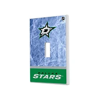 Dallas Stars Wordmark Single Toggle Lightswitch Plate