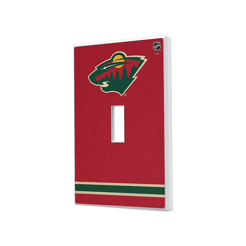Minnesota Wild Single Toggle Lightswitch Plate