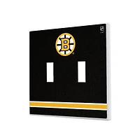 Boston Bruins Double Toggle Lightswitch Plate