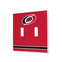 Carolina Hurricanes Double Toggle Lightswitch Plate