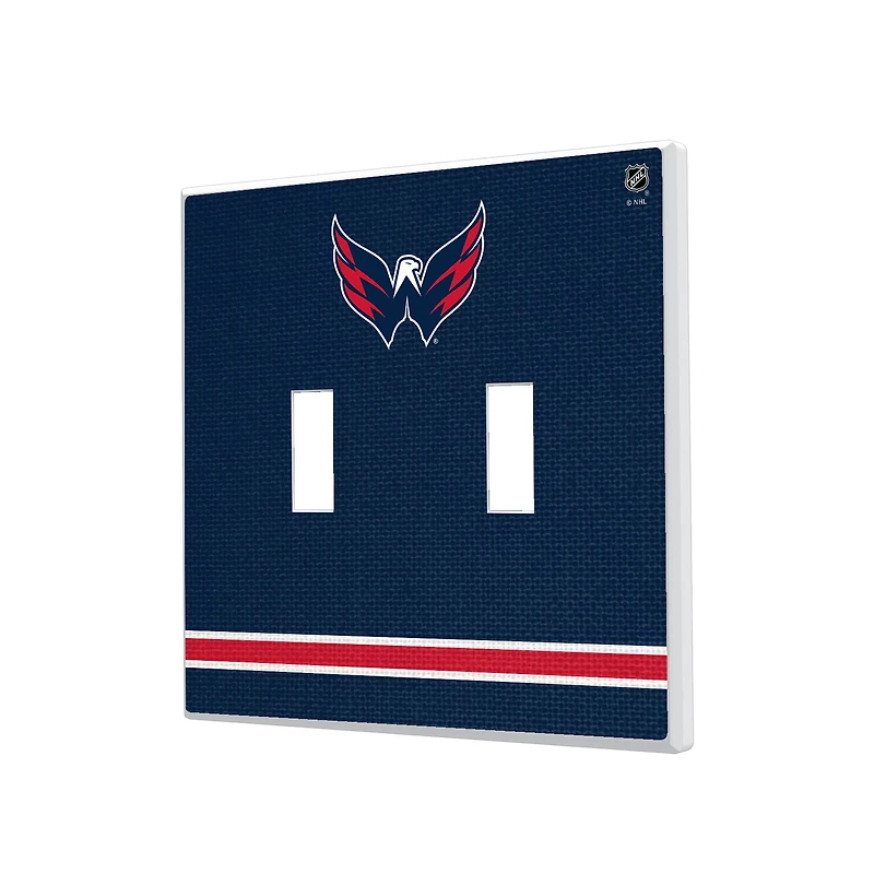 Washington Capitals Double Toggle Lightswitch Plate