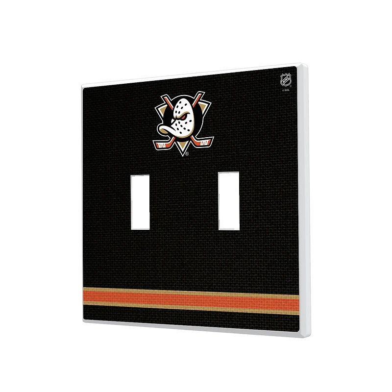 Anaheim Ducks Double Toggle Lightswitch Plate