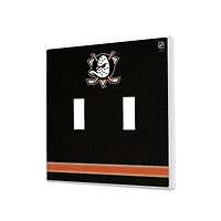 Anaheim Ducks Double Toggle Lightswitch Plate