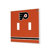 Philadelphia Flyers Double Toggle Lightswitch Plate