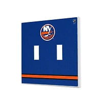 New York Islanders Double Toggle Lightswitch Plate