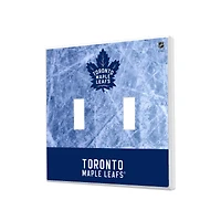 Toronto Maple Leafs Wordmark Double Toggle Lightswitch Plate