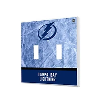 Tampa Bay Lightning Wordmark Double Toggle Lightswitch Plate