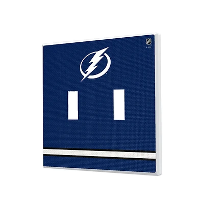 Tampa Bay Lightning Double Toggle Lightswitch Plate