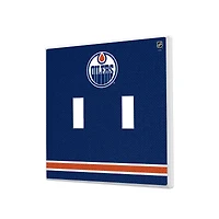 Edmonton Oilers Double Toggle Lightswitch Plate