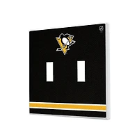 Pittsburgh Penguins Double Toggle Lightswitch Plate