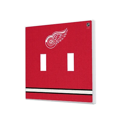 Detroit Red Wings Double Toggle Lightswitch Plate