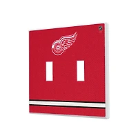 Detroit Red Wings Double Toggle Lightswitch Plate