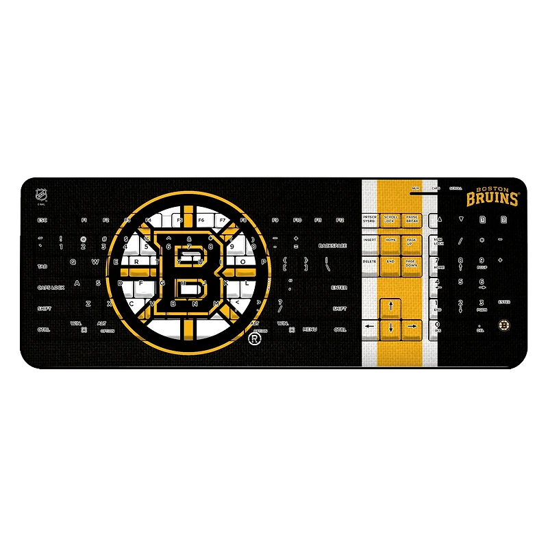 Boston Bruins Stripe Wireless Keyboard