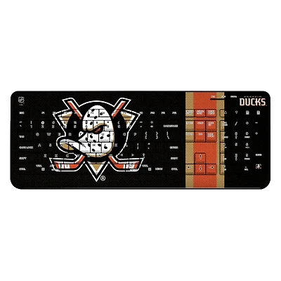 Anaheim Ducks Stripe Wireless Keyboard