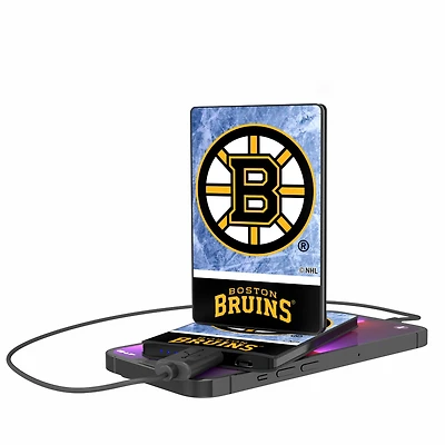 Boston Bruins Wordmark Credit Card Power Bank
