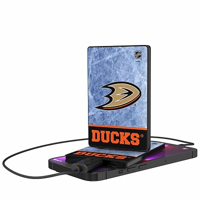 Anaheim Ducks Wordmark Credit Card Power Bank