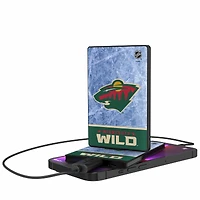 Minnesota Wild Wordmark Credit Card Power Bank